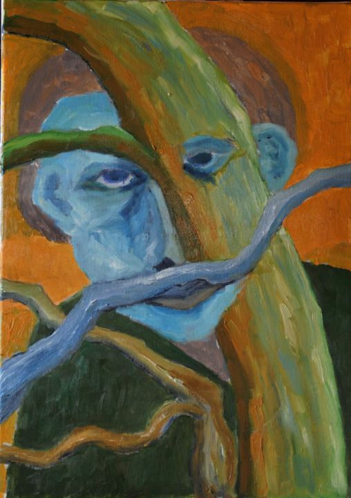 Genre Humain 9184 绘画, 18.1x13 in