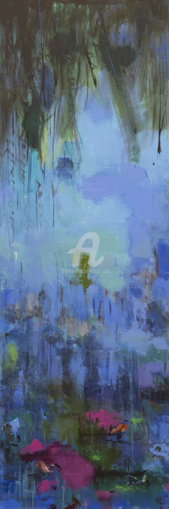 Painting titled "Mes faux semblant n…" by Ica Saez, Original Artwork, Acrylic