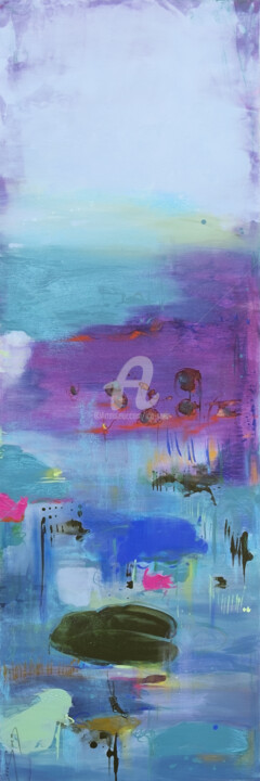 Painting titled "Faux semblant numér…" by Ica Saez, Original Artwork, Acrylic