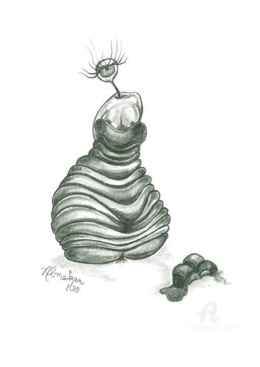 图画,  11.7x8.3 in 