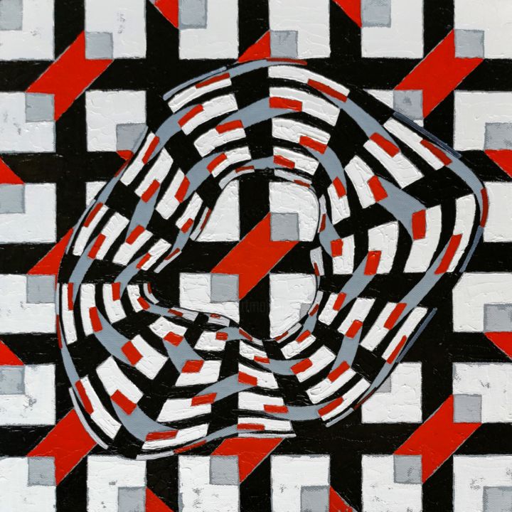 Prost #3 绘画, 15.8x15.8 in