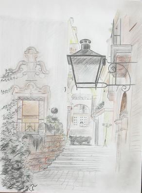Peinture intitulée "Palma aux Baléares" par Nathalie Torrents, Œuvre d'art originale