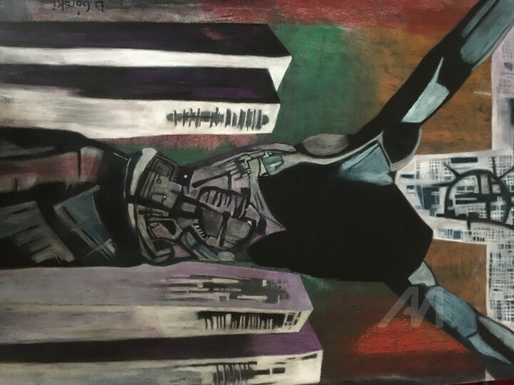 Jezus 2021 绘画, 27.6x21.7 in