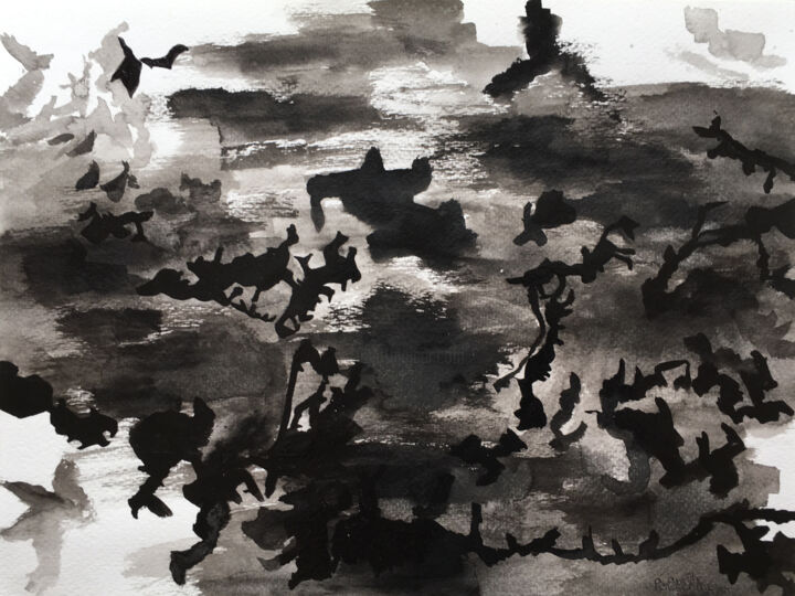 Créatures des marais 图画, 9.5x12.6 in