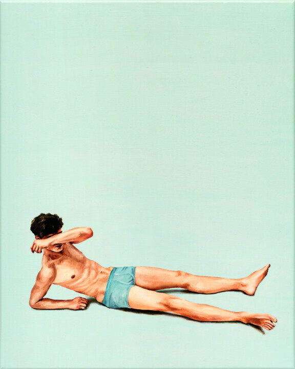 Oleksandr Balbyshev 'Blue Beach' - EDITIONED PRINT 02/20 印花与版画, 19.7x15.8 in