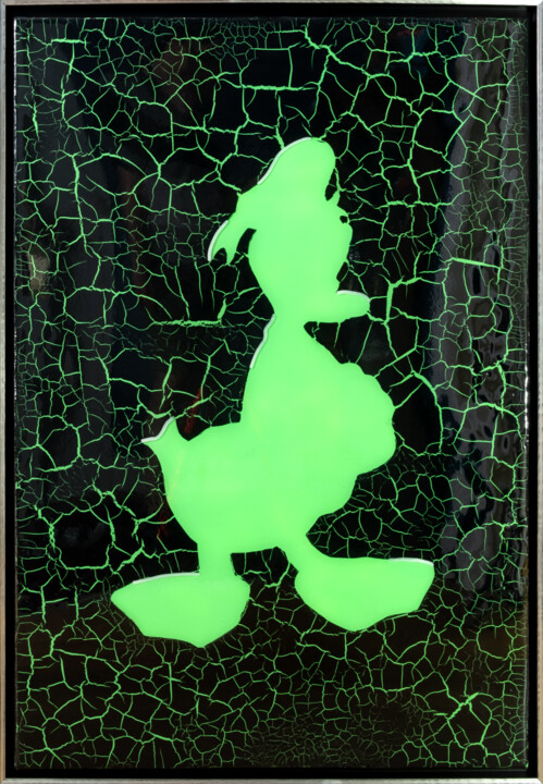 Donald Duck 绘画, 36.2x25.6 in