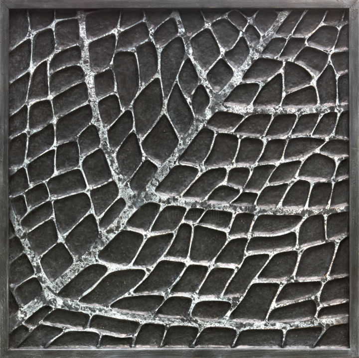 Foglia nera (Black leaf) 雕塑, 28x28 in