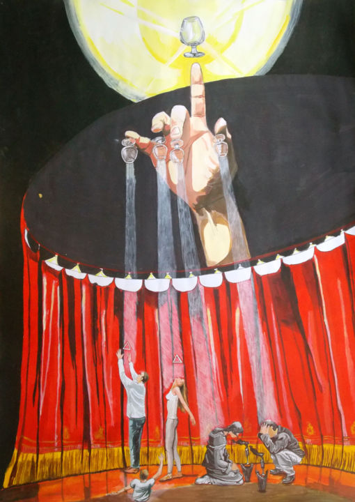STAGE OF LIFE 绘画, 39.4x27.6 in
