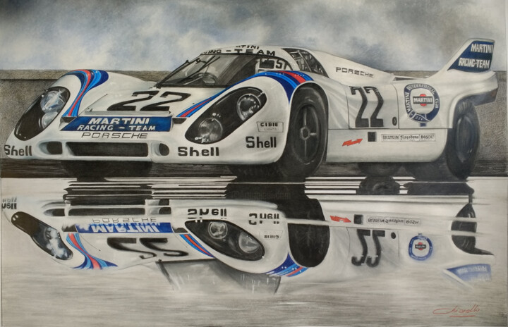 MARTINI AFTER THE RAIN. 图画, 19.7x27.6 in