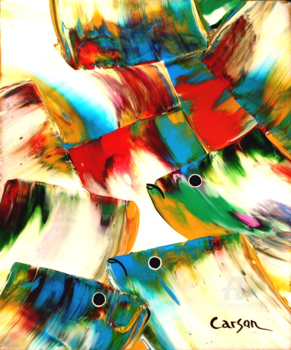 Océan - SOLD by Old Port Gallery 绘画, 12x10 in