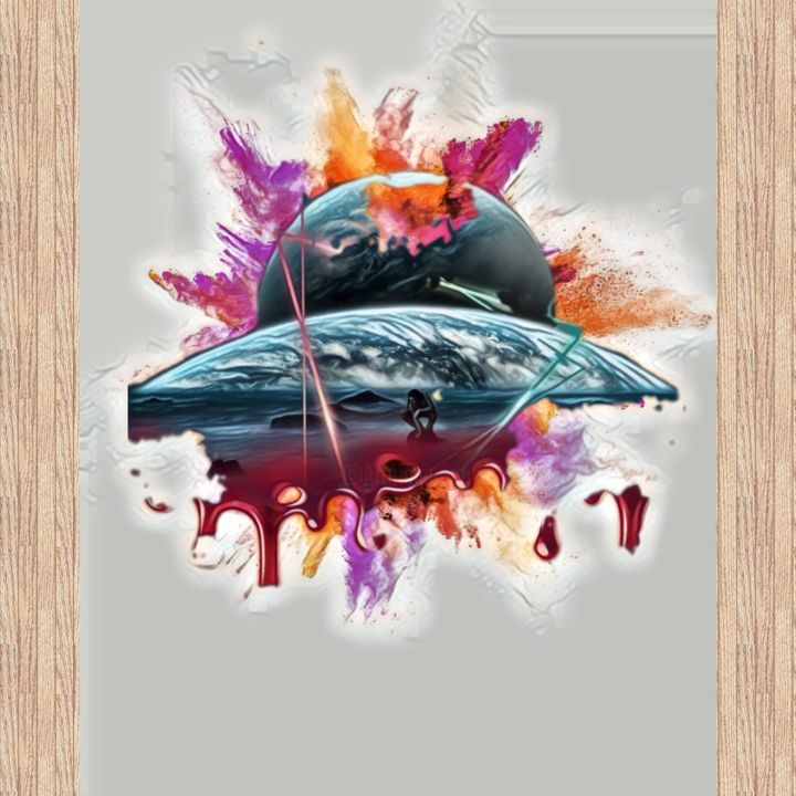 Digital Arts titled "Исход" by Art Vital, Original Artwork, 2D Digital Work