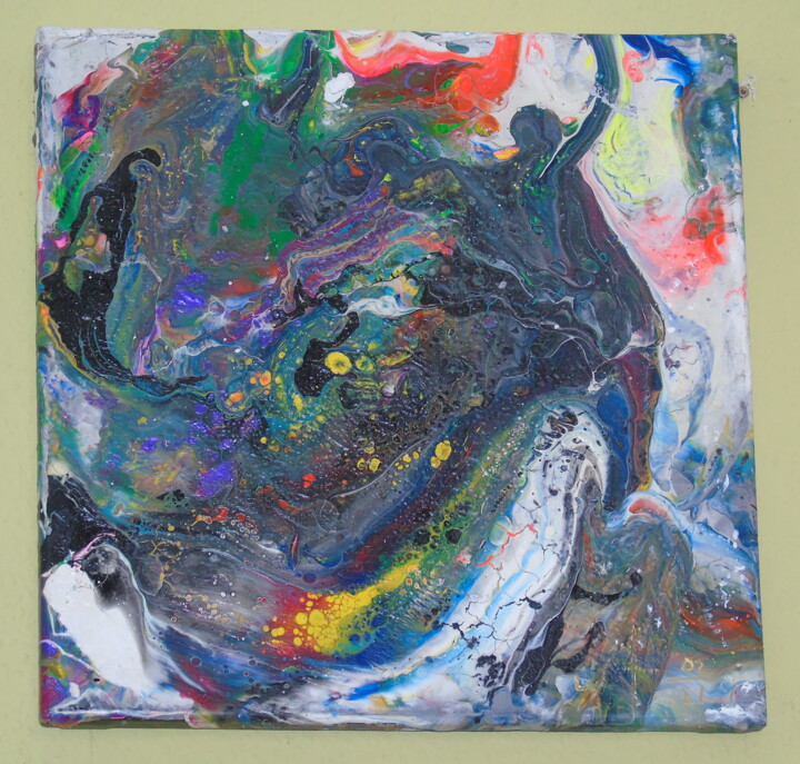 Disco Tänzer 绘画, 15.8x15.8 in