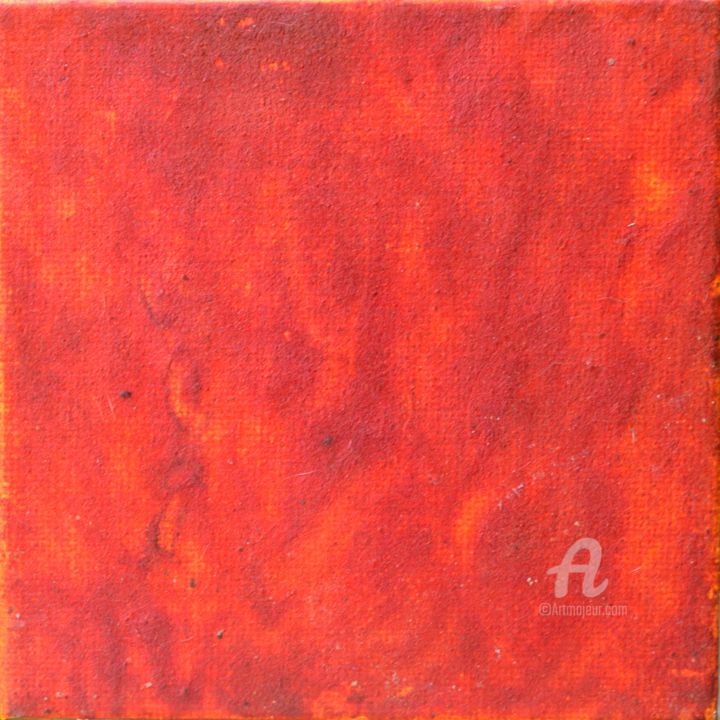 Painting titled "Dancing Flames - Fl…" by Mariska Ma Veepilaikaliyamma, Original Artwork, Tempera Mounted on Cardboard