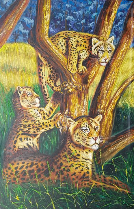 Take care, Baby!!! 绘画, 47.2x31.5 in