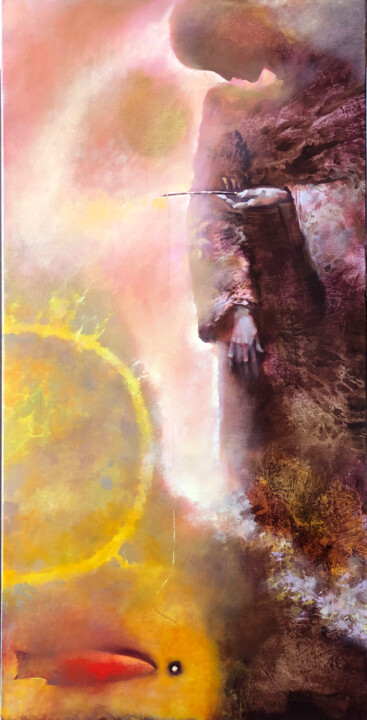 catcher 绘画, 47.2x23.6 in