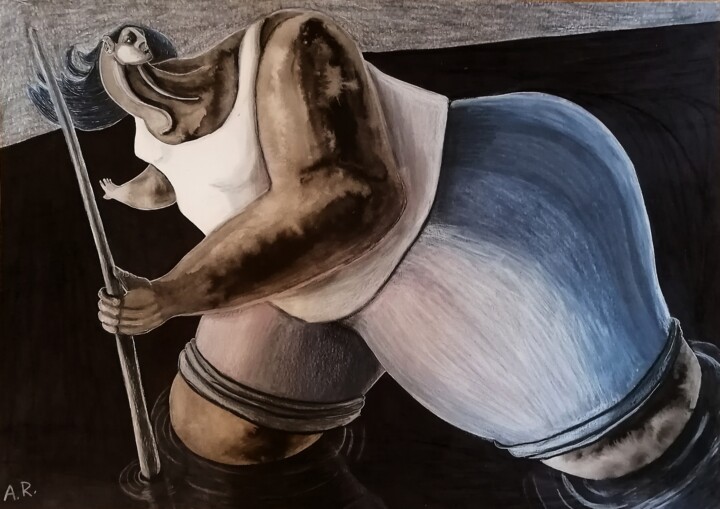The wade 图画, 11.7x16.5 in