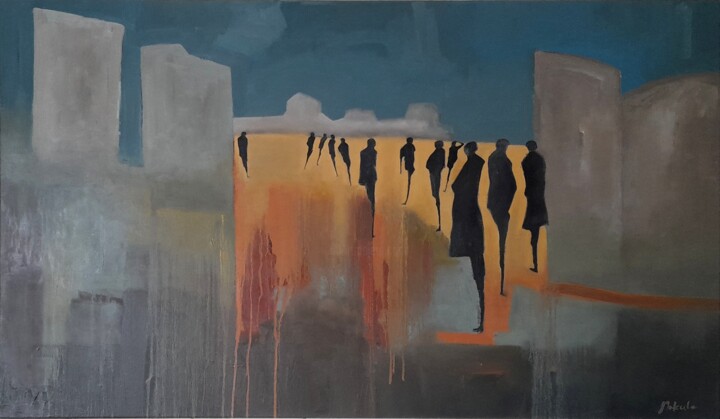 Say Something 绘画, 27.6x47.2 in