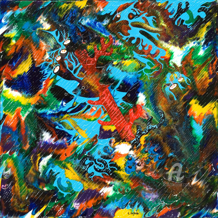 绘画,  30x30 in 