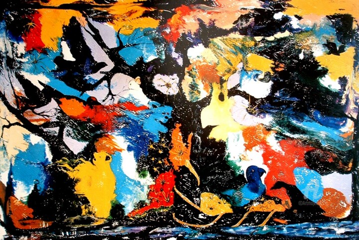绘画,  48x60 in 