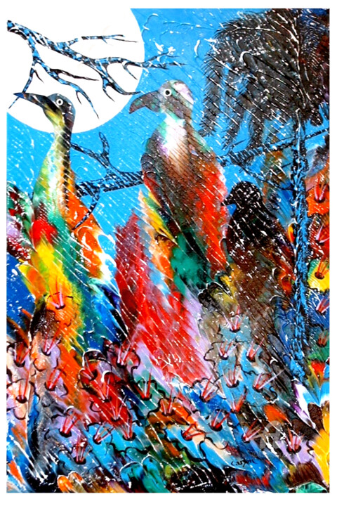 Chant tropical - SOLD by Old Port Gallery 绘画, 24x16 in