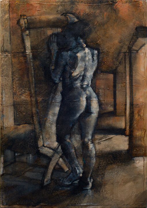 绘画,  45.7x32.3 in 