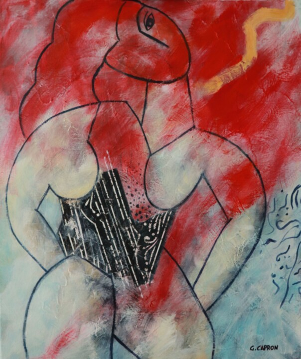 Sémélé 绘画, 25.6x21.3 in