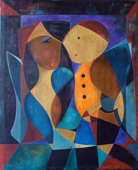 Грехопадение 绘画, 19.7x15.8 in