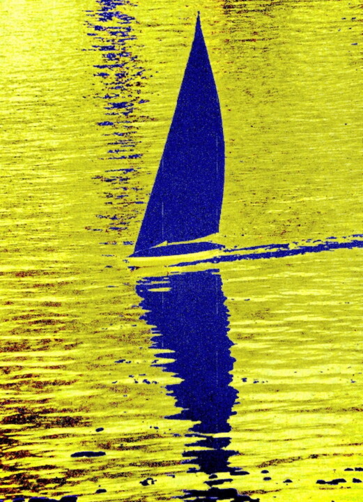 Central Park 7 - Sailboats I 8a3dn the Boat Pond 摄影, 30x21.7 in
