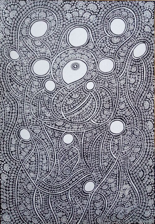 Women Abstract 图画, 18x12 in