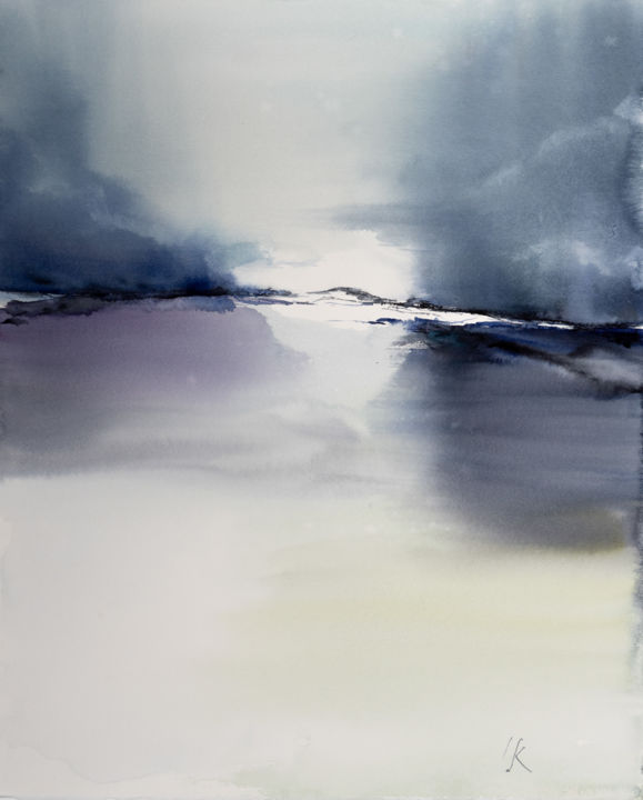 +++ Abstract Landscape IX +++ 绘画, 22.4x20.9 in
