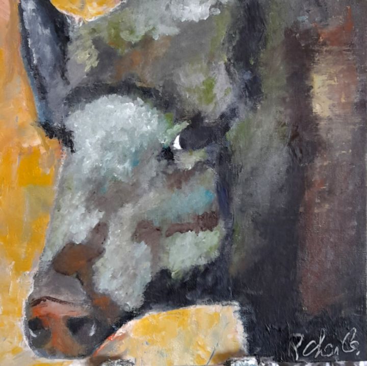 La Laie à Bonbon 绘画, 11.8x11.8 in