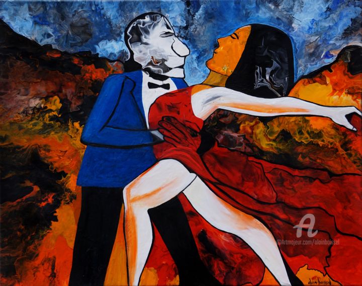 Danse 绘画, 28.7x36.2 in