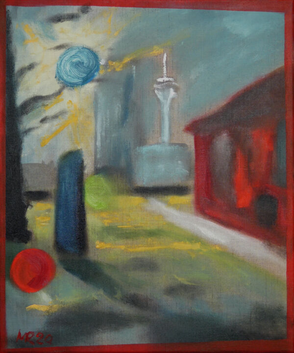 Garden Painting, 23.6x19.7 in