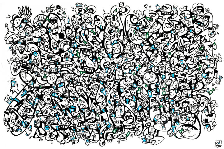 bibine 绘画, 29.5x45.3 in