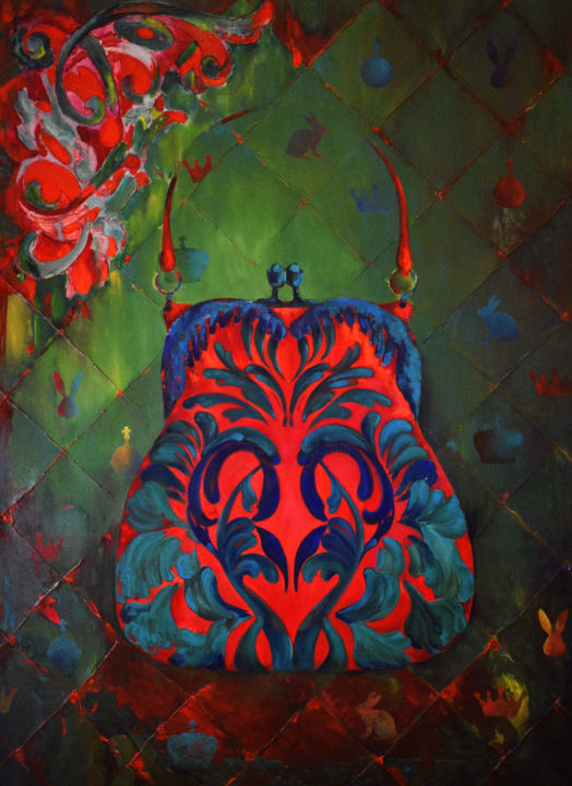 GLAMOUR AA 110*80 cm, original oil painting 绘画, 43.3x31.5 in