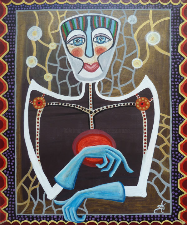 Rêve de Marionnette 绘画, 25.6x21.3 in