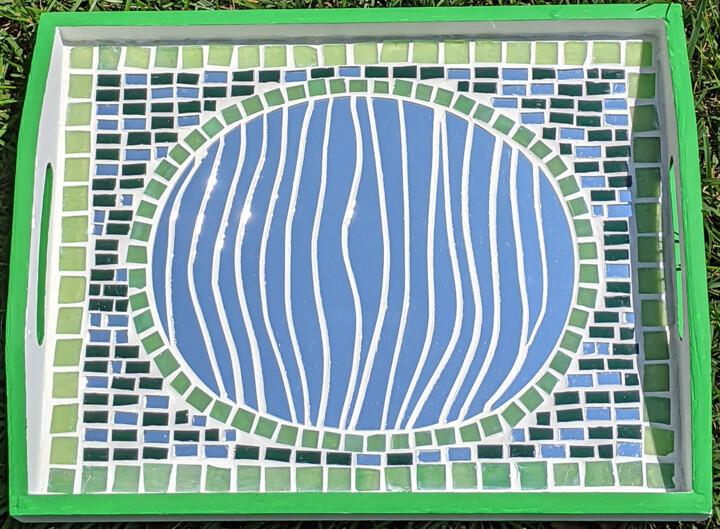 Tray in Green 设计, 8x11 in