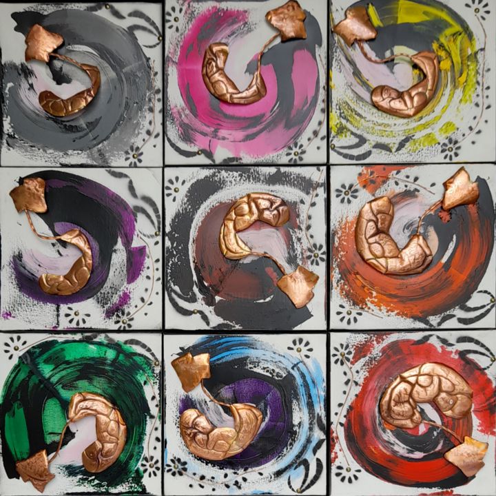 绘画,  35.4x35.4 in 