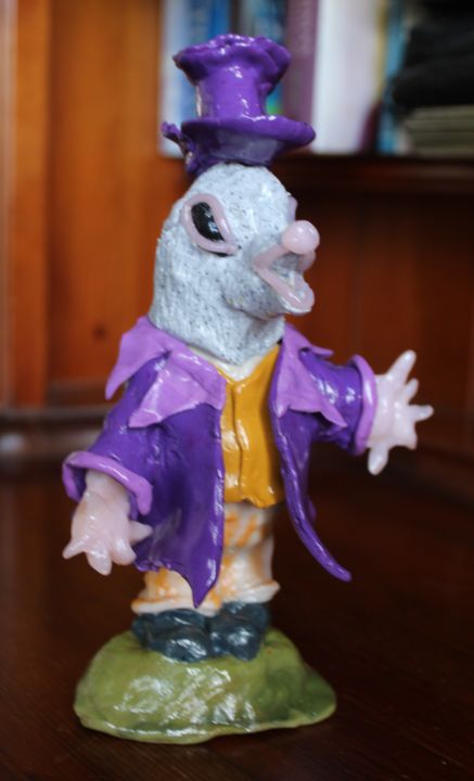 Morris the Mole 雕塑, 6.7x4.3 in