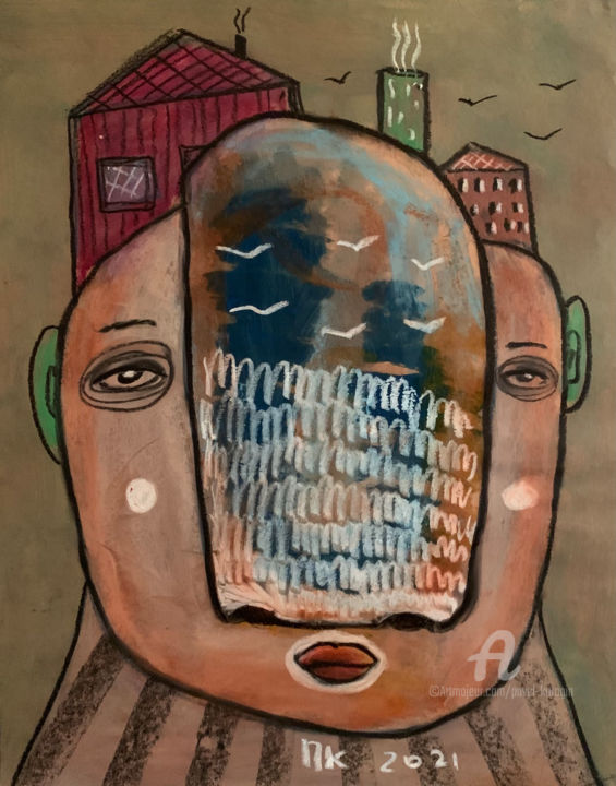 绘画,  20.5x16.5 in 