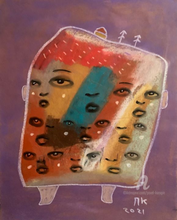 World summit #6 绘画, 20.5x16.5 in