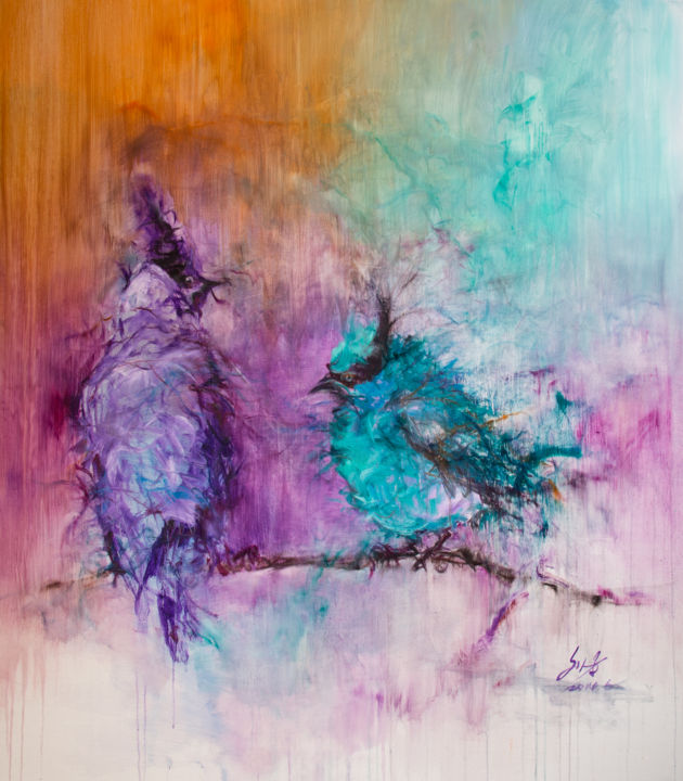 歌唱 绘画, 59.1x47.2 in
