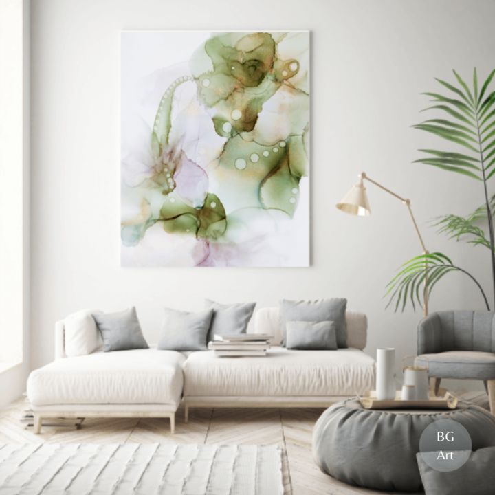 Abstrato Primavera - 90x120 cm 绘画, 35.4x47.2 in