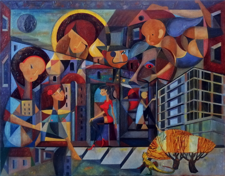 Собака Павлова 绘画, 31.5x39.4 in