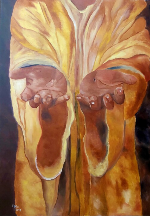 Chagas 绘画, 27.6x19.7 in