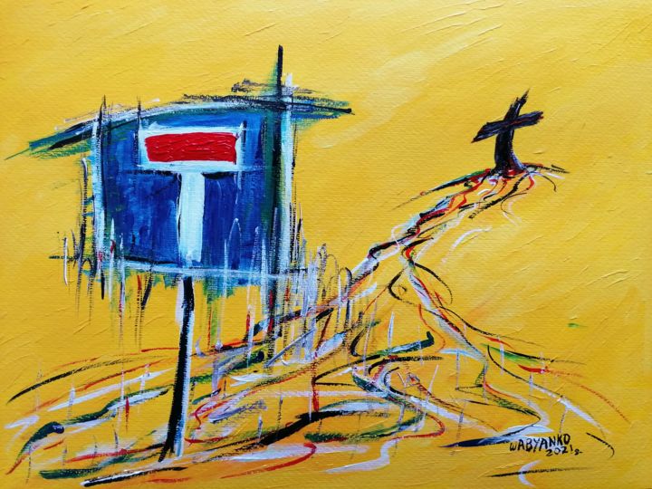 Peinture intitulée "No Issue" par Wabyanko, Œuvre d'art originale, Acrylique