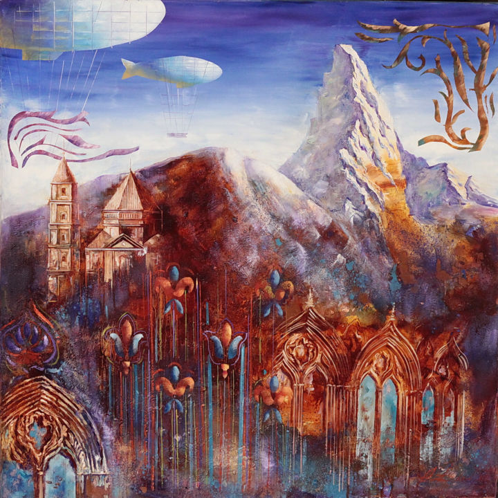 绘画,  39.4x39.4 in 