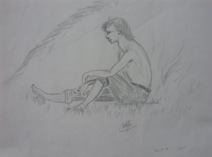 Wolfi 绘画, 8.3x11 in