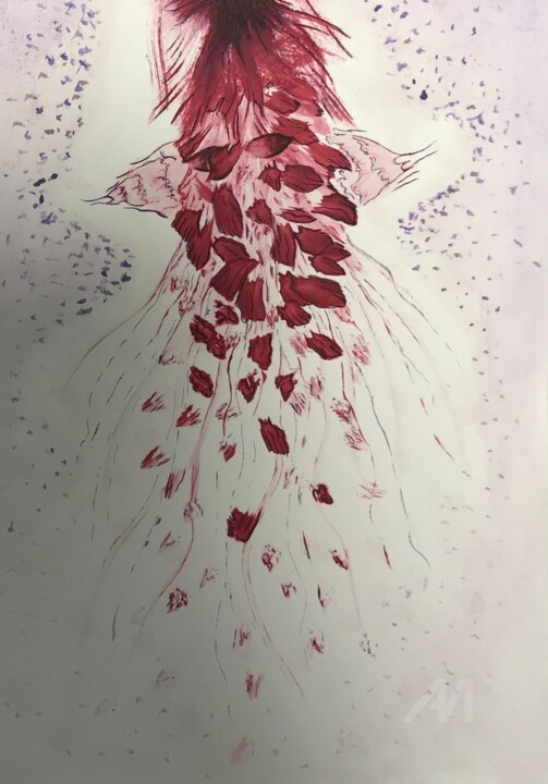 Méduse 图画, 11.8x7.9 in