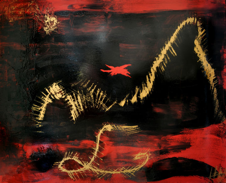 绘画,  51.2x63 in 